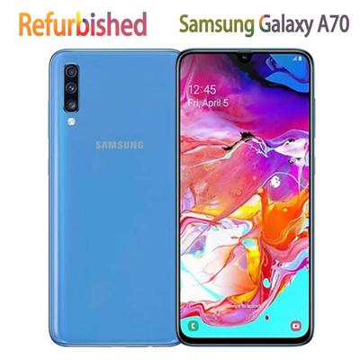 Восстановленный Samsung Galaxy A70 A705F Dual SIM Android 32 МП 128 ГБ 6 ГБ ОЗУ Мобильный телефон с одной SIM/двумя SIM