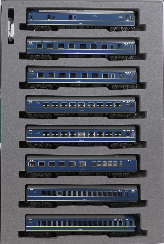 KATO N Gauge 20 Series Sleeper Express Yuuzuru Hakutsuru Basic Set Model Train Passenger Car & 8-Car 10-1518