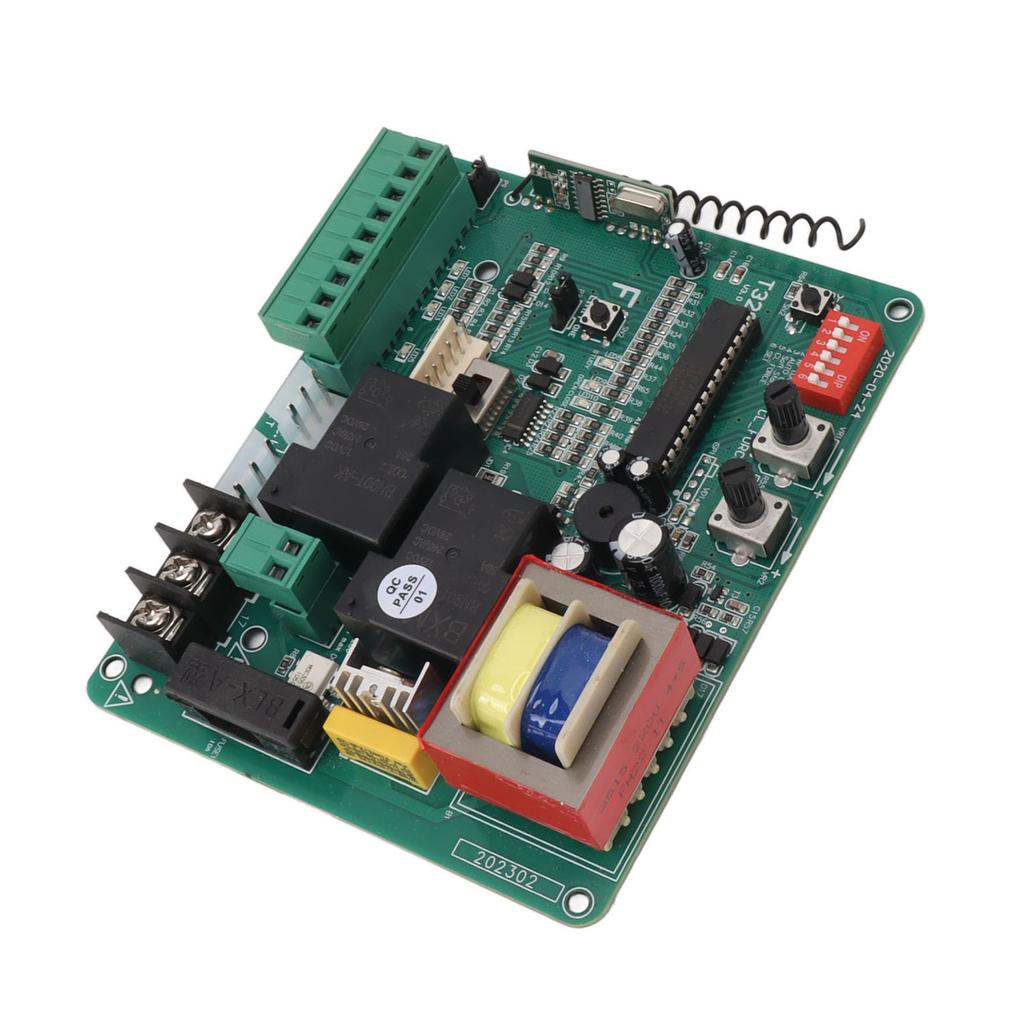 Плата управления двигателем раздвижных ворот, светодиодная индикация, электропривод двери, плата управления с пультом дистанционного управления