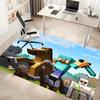 1pc Minecraft5 Print Area Rug - Soft, Washable Non-Slip Indoor Mat, Living Room, Home Office Decorative Rug,Office Decorative