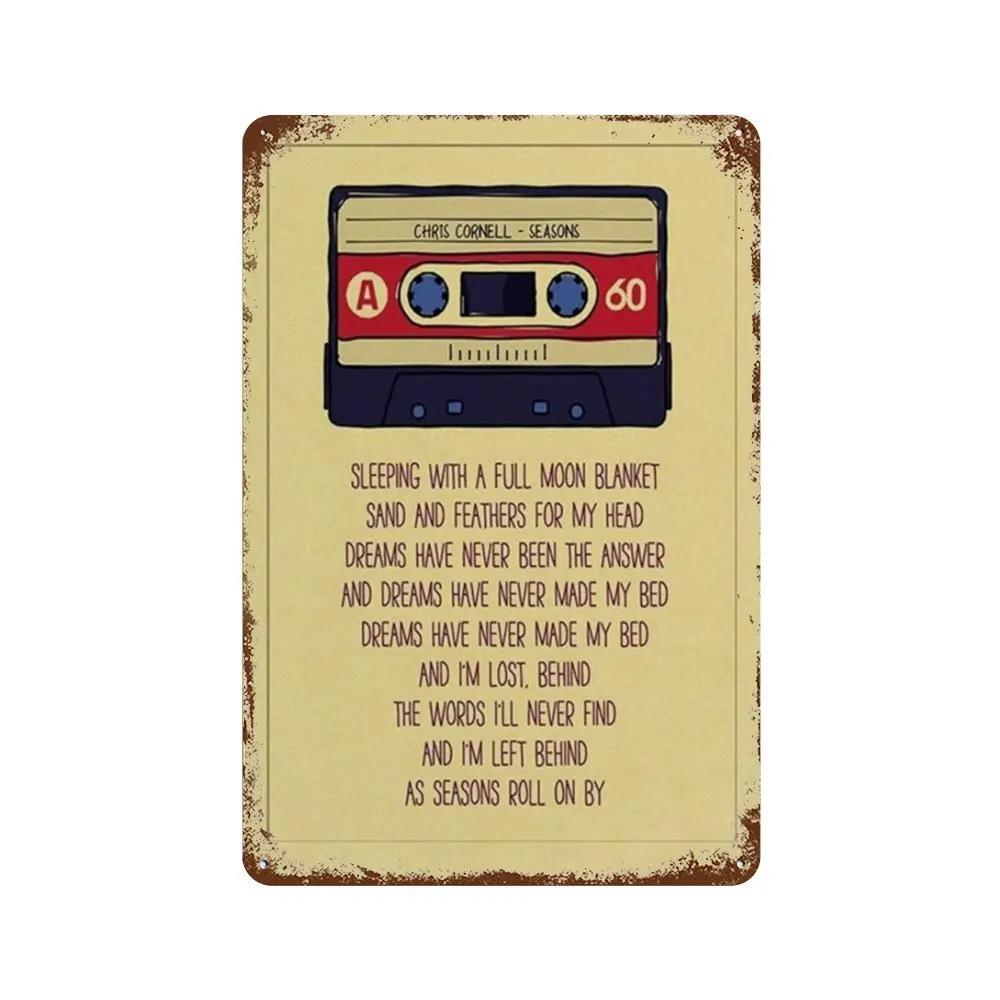 Рок-группа Radiohead Music Art Poster Ретро Металлическая жестяная вывеска Винтажная табличка для дома, комнаты, бара, клуба, мужской пещеры, кафе, декор настенные тарелки