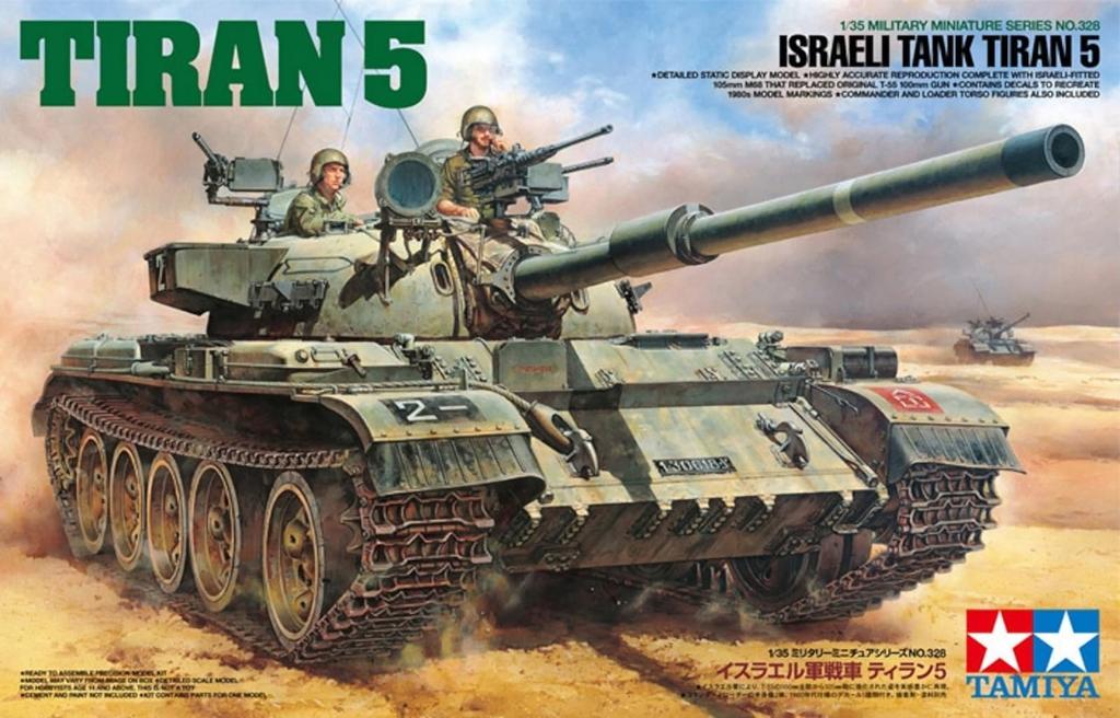 Tamiya Серия Военных Миниатюр 328 Танк Армии Израиля Тиран 5 Пластиковый Модельный Комплект 35328 1/35 №