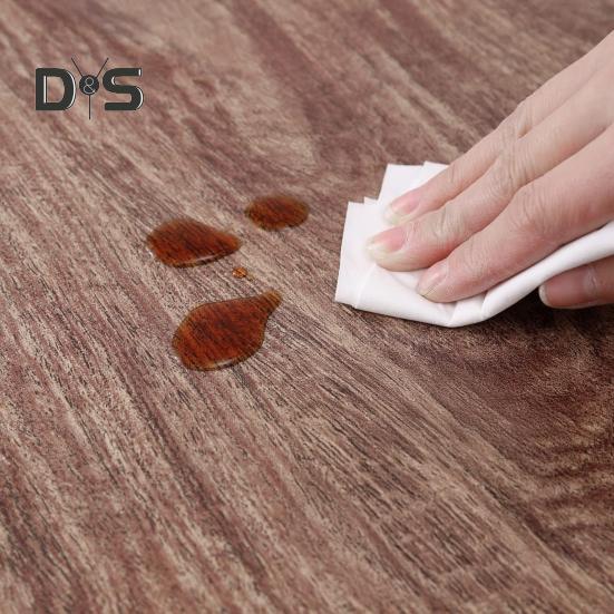 Круглая водонепроницаемая скатерть с защитой от масла и резинками по краям, с рисунком под дерево, для праздничной вечеринки, дома, фермы