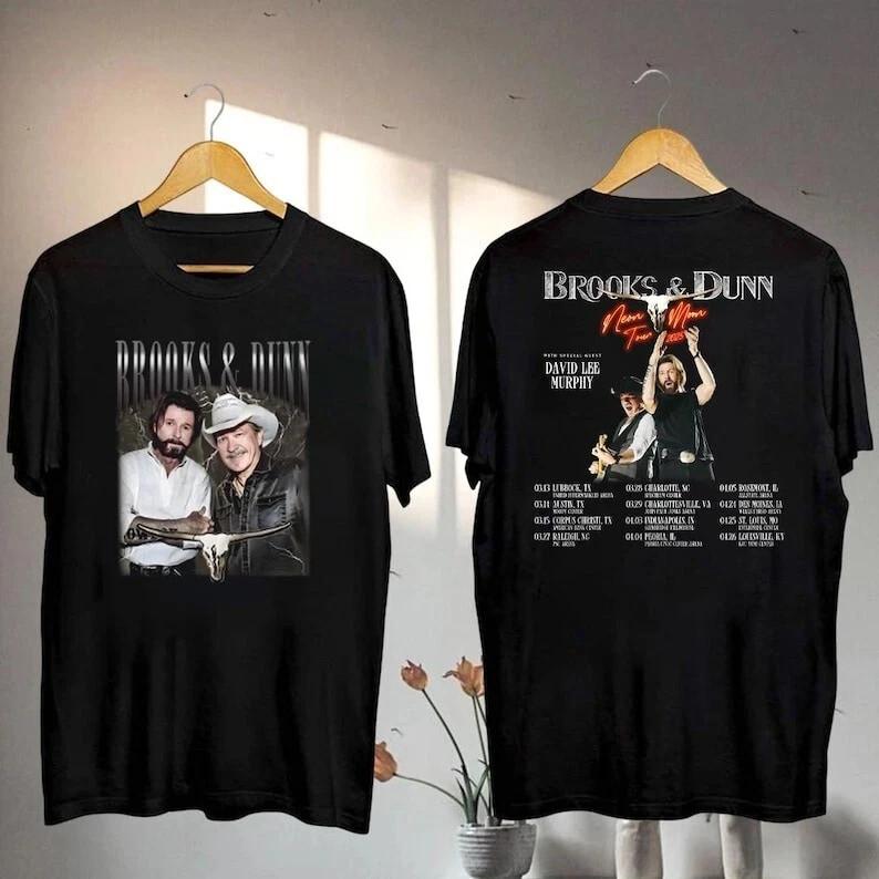 Brooks And Dunn Vintage Shirt Brooks and Dunn Neon Moon 2025 Tour Shirt Brooks Unisex T-Shirt