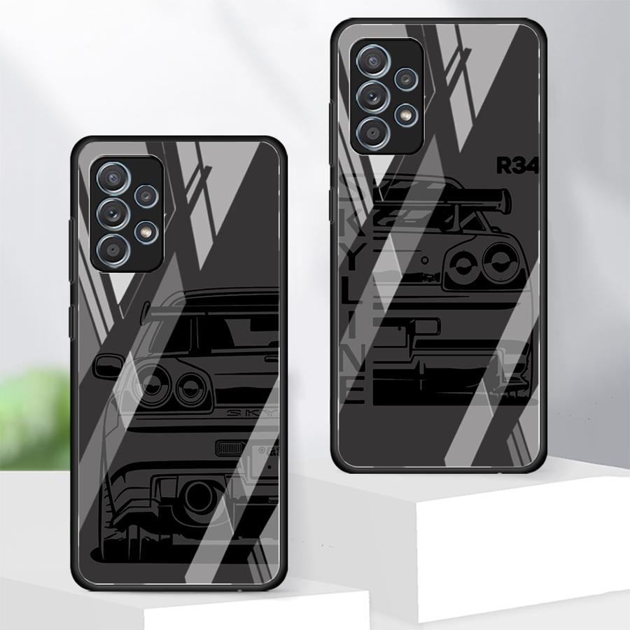 Чехол для телефона для Samsung Galaxy A12 A10 A21 A06 A51 A52 A14 A30 A15 A50 A13 A20 A56 A35 A25 A36 A71 A16 A02 A73 A34 Креативная Машина