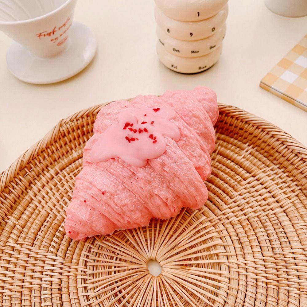 Bread Toast Food Creative Simulation Donuts Slow Rising Squeeze Stress Relief Toys Spoof Tease People Desktop Toy