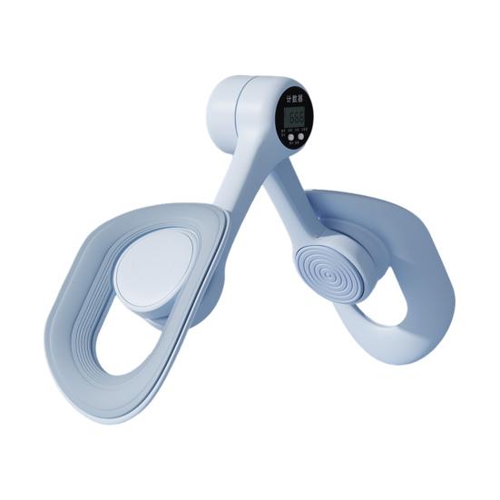 Thigh Trainer with Counter LCD Display Adjustable Ergonomic Pelvic Floor Muscle Trainer Men Women Inner Thigh Leg Hip Exerciser Toner