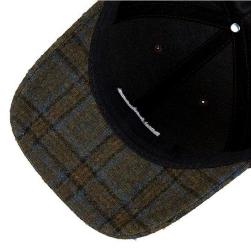 New Balance Шапка Осенняя Клетчатая Кепка Nbgdaf0106 49