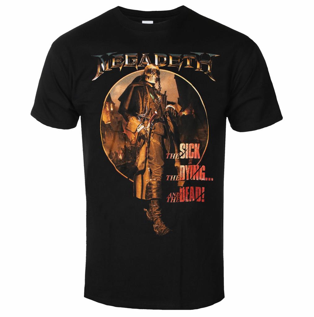 Yk Megadeth Graphic Cotton Tshirt Unisex Summer Short Sleeve Fashion Brand Tee Luxury Casual Vintage Tees