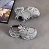 Dad shoes women's summer new thick-soled heightened mesh breathable sports casual net shoes