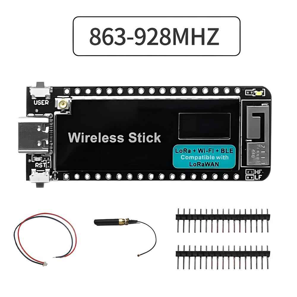 Плата разработки ESP32 Lora SX1262+ESP32S3 LoRa Беспроводной стик Lite V3 Плата разработки 433-510 МГц / 863-928 МГц