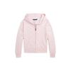Polo Hoodie Ss24 Logo Embroidery Pocket Zipper Kids Hoodies Light-Pink CWPOKNIG8020480-650