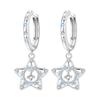 Orstarry 925 Silver Asymmetric Starry Earrings Original Jewelry Drop Earrings Women Jewelry Party Anniversary Gifts