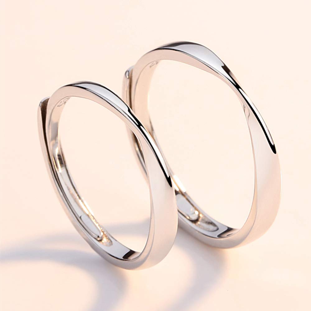 Kokoromilove Парное ожерелье Парное ожерелье Набор из 2 парных парных колец Доступно парное ожерелье Подарок на годовщину Стильная подарочная упаковка