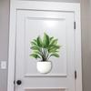 Green Flowerpot Wall Sticker Bathroom Cabinet Bedroom Bedside Refrigerator Door Decoration Self-adhesive Sticker