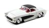 Масштаб JADA TOYS 1957 Corvette литая модель автомобиля 1/24
