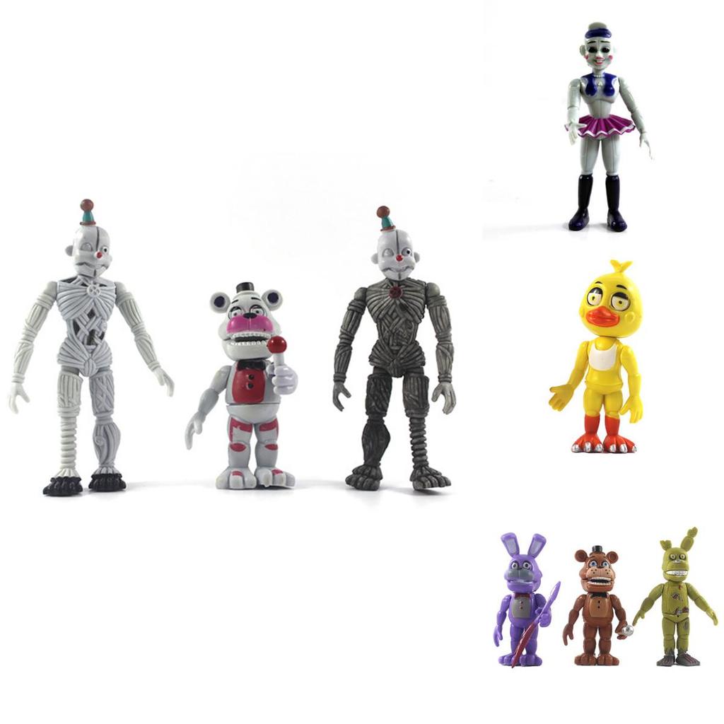 Захватывающий набор из 6 фигурок Fnaf Five Nights At Freddy's для увлеченных фанатов
