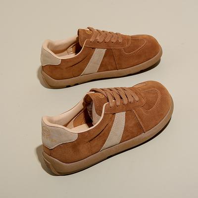 Модный тренд Женская повседневная обувь Студенческий стиль Широкий носок Мягкая удобная обувь на плоской подошве Уличная повседневная спортивная обувь