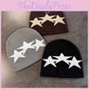 Modern Casual Star Knit Hat With Acrylic Material For Daily Winter And Fall Wear