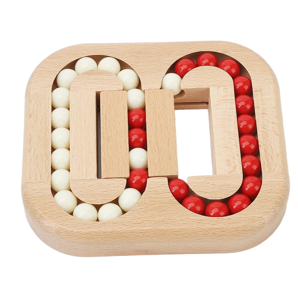 Плоский шар деревянная игрушка интеллект замок разблокировка плоский шар игра лабиринт для взрослых детей наука