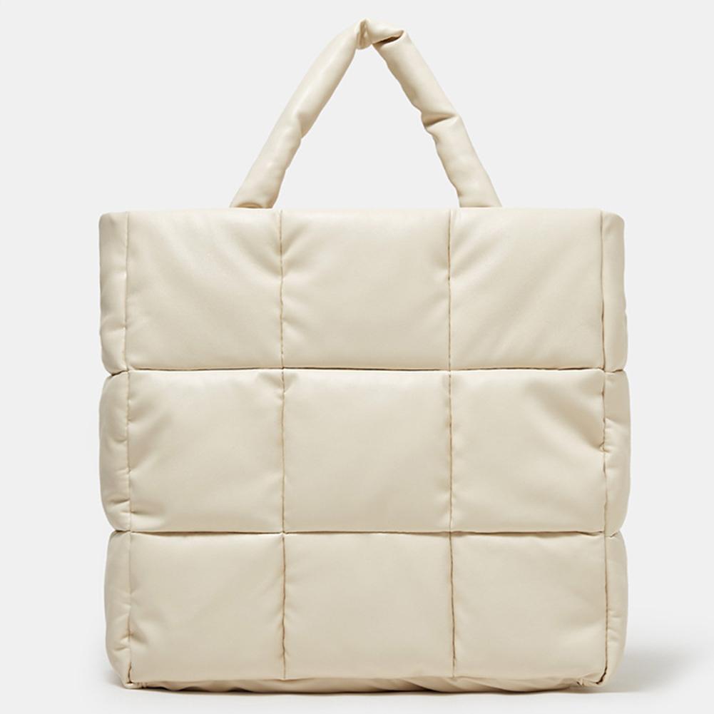 Женская стеганая сумка-тоут, универсальная сумка-тоут с мягкой подкладкой, мягкая стеганая сумка через плечо, легкая сумка для покупок на молнии большой вместимости