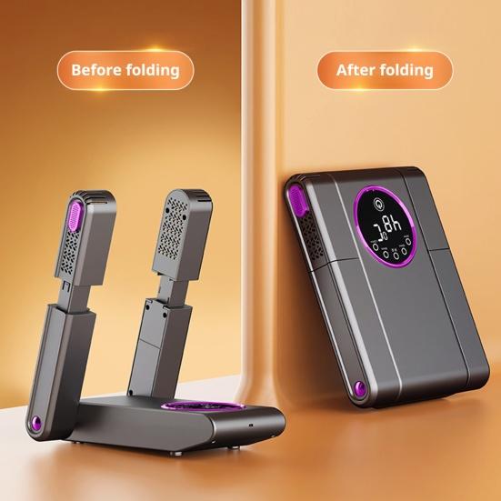 Электрическая сушилка для обуви и сапог с таймером, постоянная температура, тихая работа, сушка на 360 градусов, складная конструкция