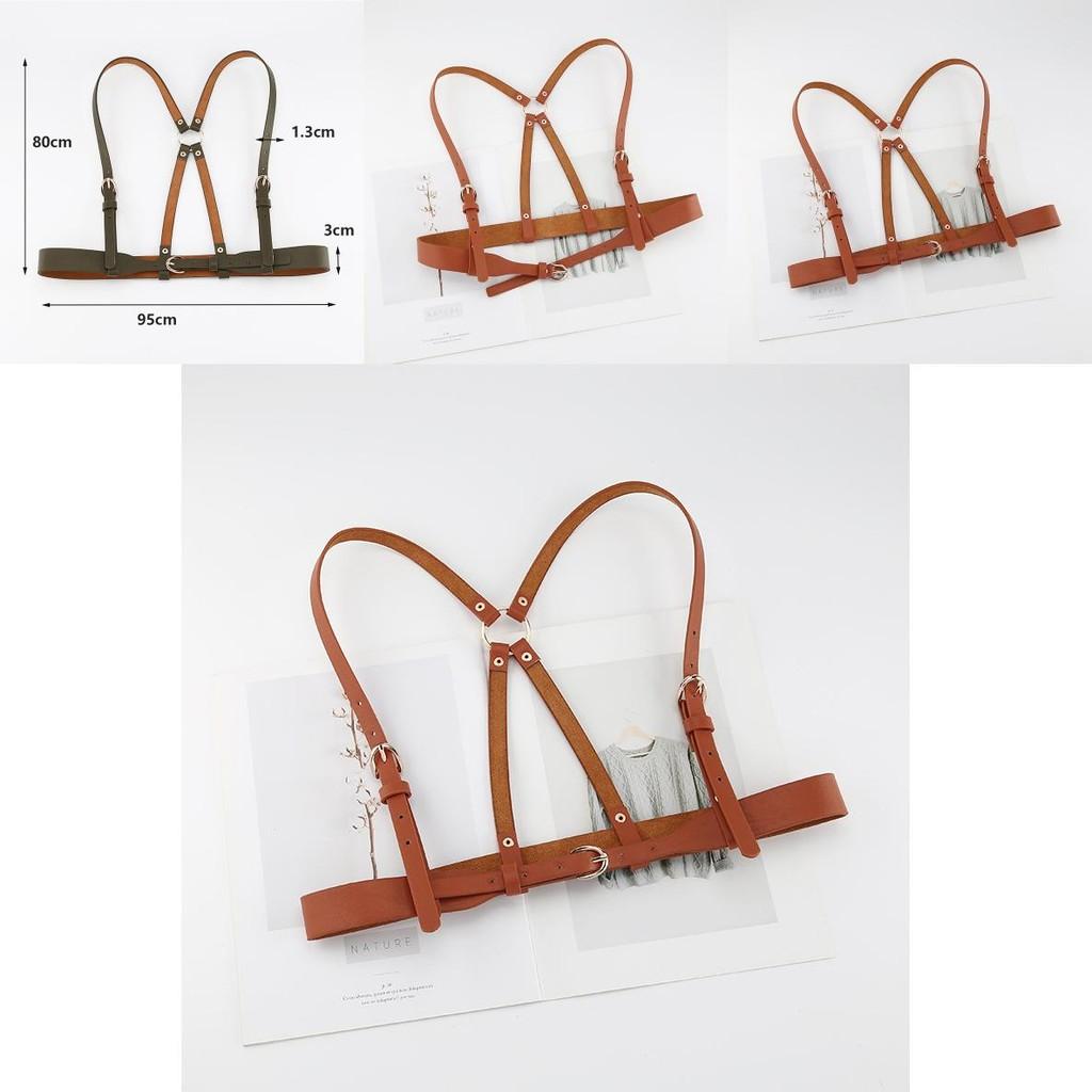 Fashion Solid Color Shoulder Strap Design Women Belt For Party