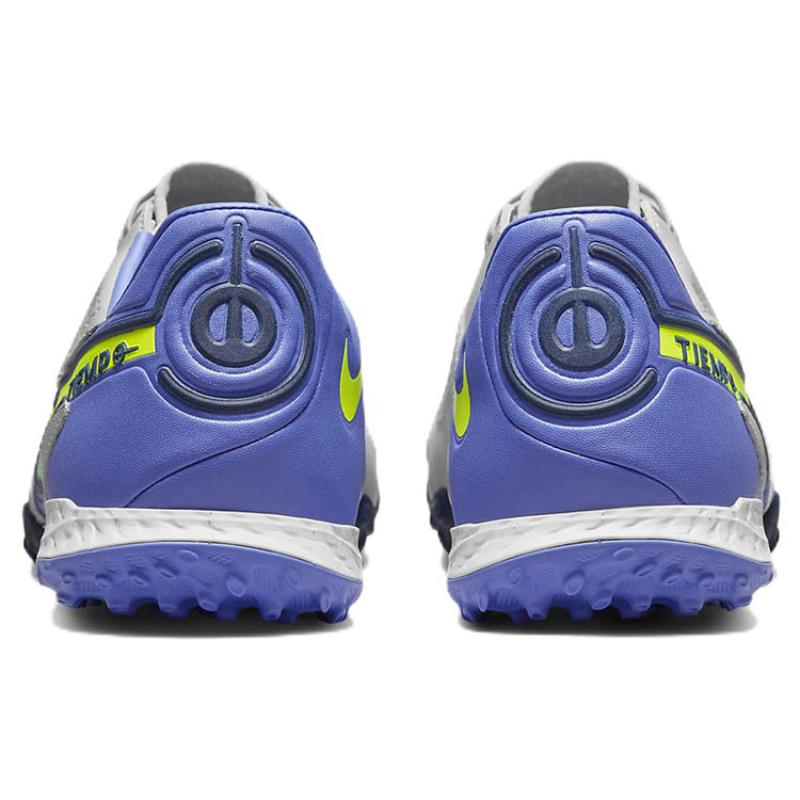 Nike Футбольные бутсы React Legend 9 Pro TF для игры на искусственном газоне серые/желтые кроссовки DA1192-075