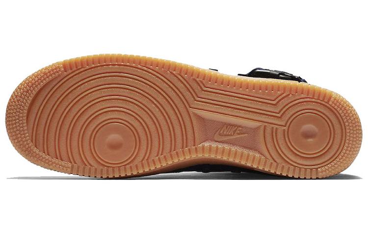 Nike Sf Air Force 1 High Синий с коричневой подошвой 864024-400