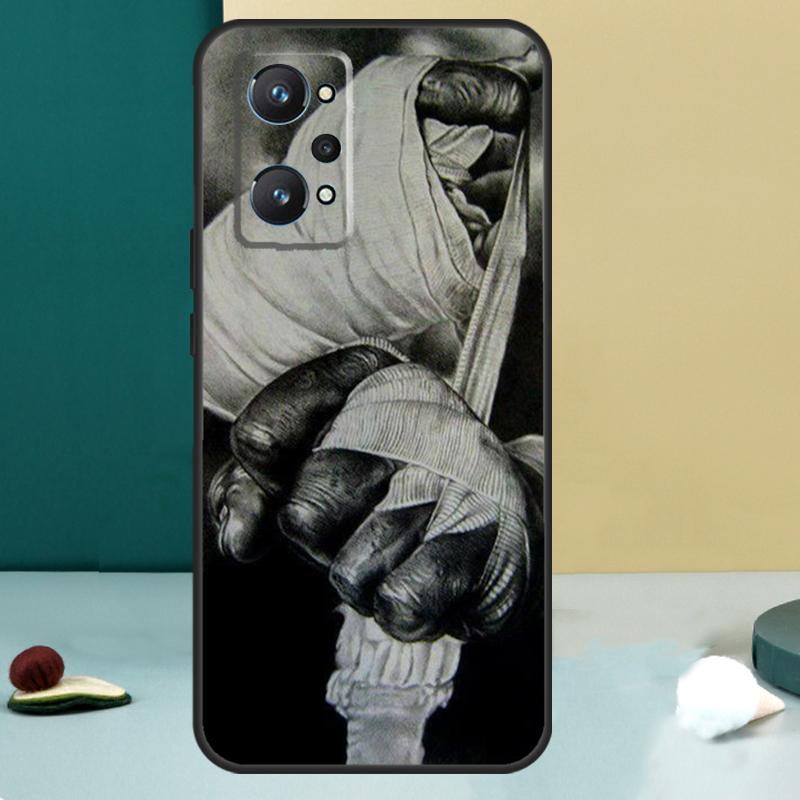 Кейс для Realme GT 6T 5 6 GT 7 Pro C67 C75 C61 C55 C53 C51 C21Y C25S 10 11 12 13 14 Pro Plus с изображением Боевой Муай Тай Кикбоксинг
