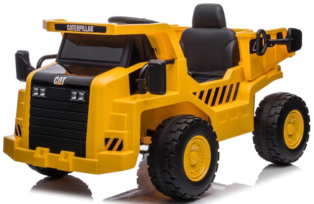 Auto Na Akumulator Jeździk Wywrotka Napęd Elektryczny Cat Żółty Sun Baby