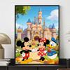 Disney diamond painting Mickey Mouse Minnie Mouse Donald Duck castle handmade diy mosaic art painting kit home decoration
