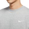 Nike Club Fleece Lined Embroidered Small Logo Classic Sneakers Sweatshirt Winter Men's Gray 916609-063