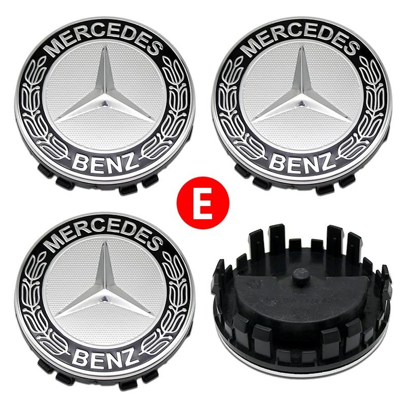 GZB4 75mm Wheel Center Hub Caps for Mercedes Benz AMG C E S Class GLE GLC GLS - Floating Magnetic Levitation Accessories W204 W205 W2