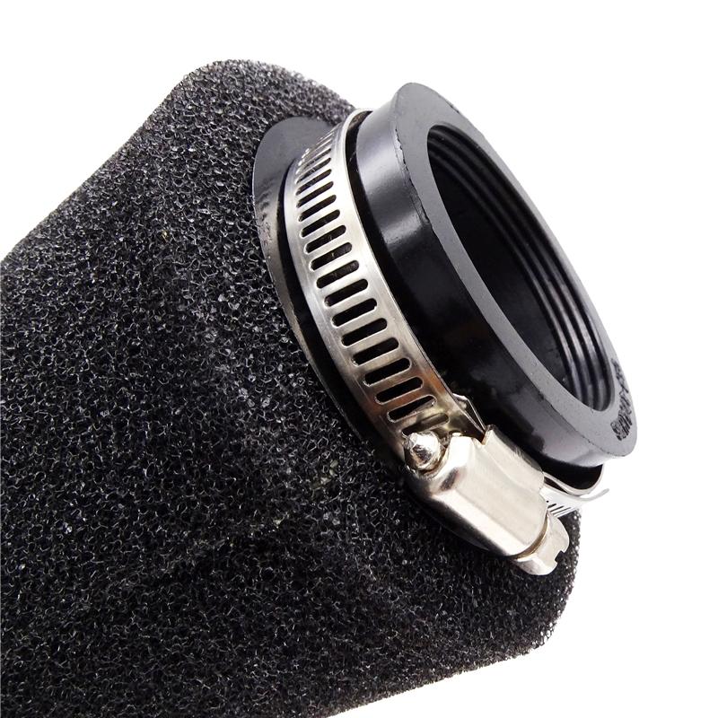 47 мм универсальный мотоцикл прямой черный пенопласт воздушный фильтр губка очиститель подходит для Suzuki Yamaha Kawasaki ATV велосипед грязевые ямы части