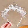 Crystal Children's Headdress Hair Accessories Crown Headband Crown Mesh Hair Hoop  Daily Life