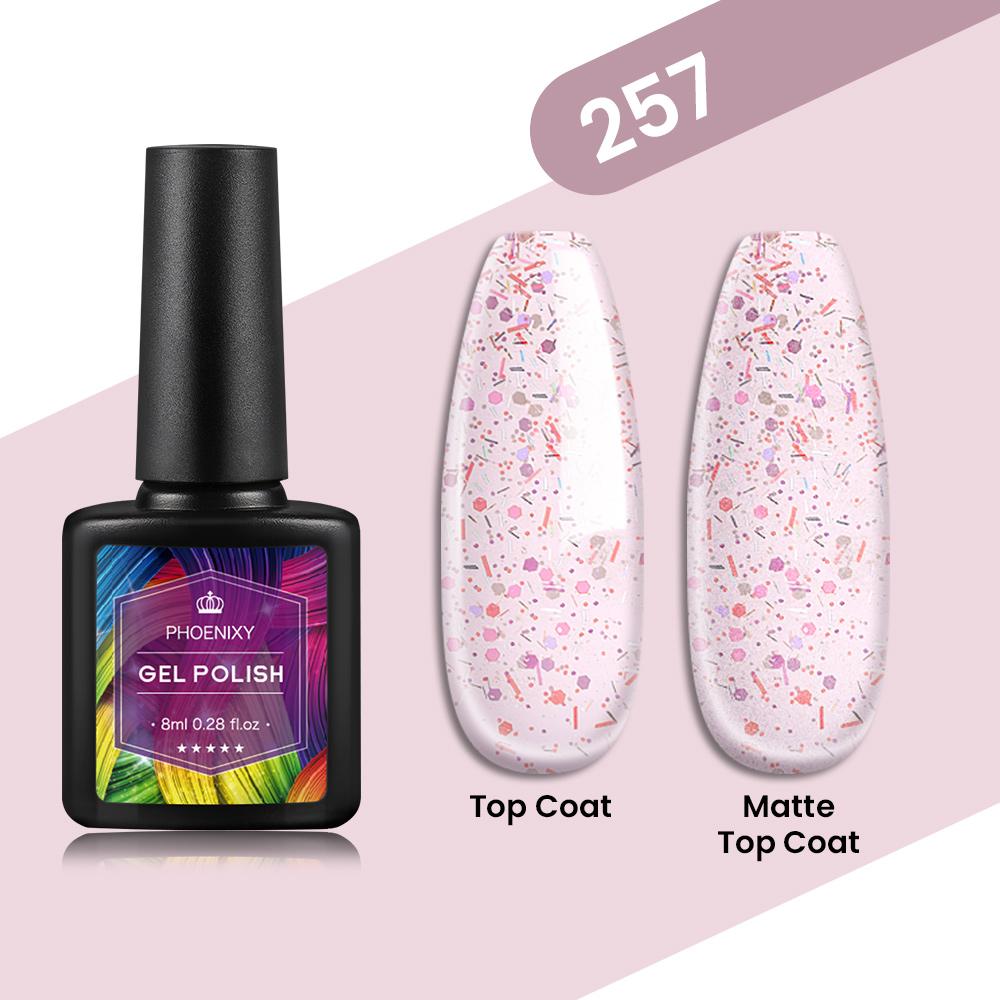PHOENIXY 80 цветов, 8 мл гель-лак для ногтей, УФ-гель для ногтей, стартовый набор, замачиваемый гель-лак, гель-лак для ногтей, маникюр, DIY салон на дому