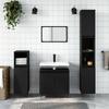 VidaXL Bathroom Cabinet Black 58x33x60 Cm Engineered Wood 831581