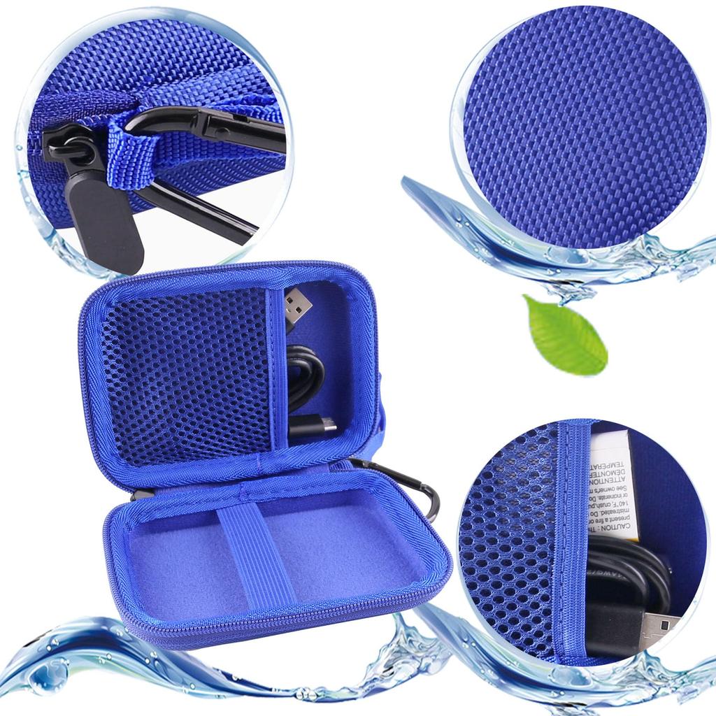 WERJIA Чехол для хранения, совместимый с голосовым рекордером PLAUD NOTE AI, защитный чехол для хранения GPT-4o (синий)