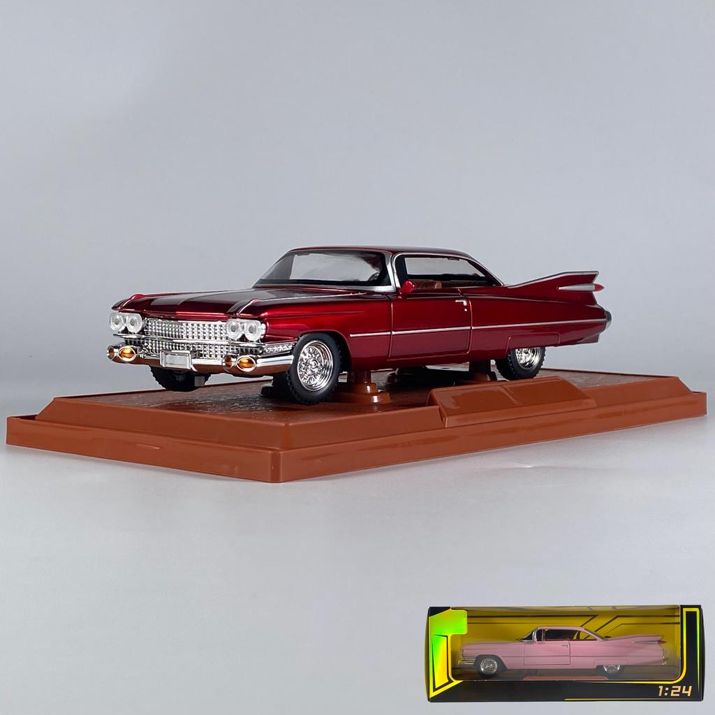 1:24 Cadillac Eldorado Biarritz 1959 Series 62 Alloy Diecast Model Miniature Voiture Home Decor Christmas Gifts For Childrens