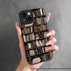 Ретро Книжная полка Арт Чехол для iPhone: Совместим с iPhone 13 Pro Max, 12, 11, 14, 15, 16 - Мягкий чехол