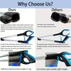 Grabbing Tool, Foldable Grabbing Tool, Suitable for Elderly Use, Wide Claw Garbage Picker, Lightweight Garbage Picker with A Strong Magnetic Tip.