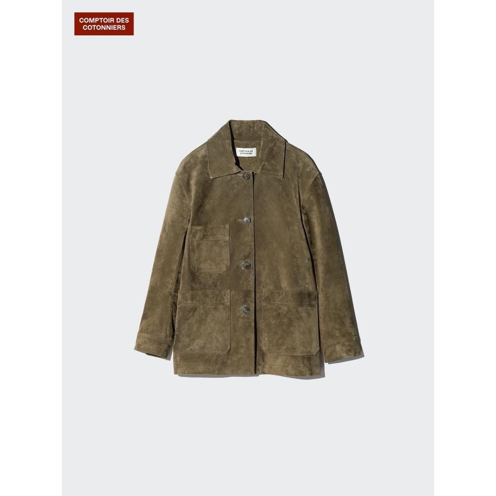 Uniqlo Японская замшевая куртка