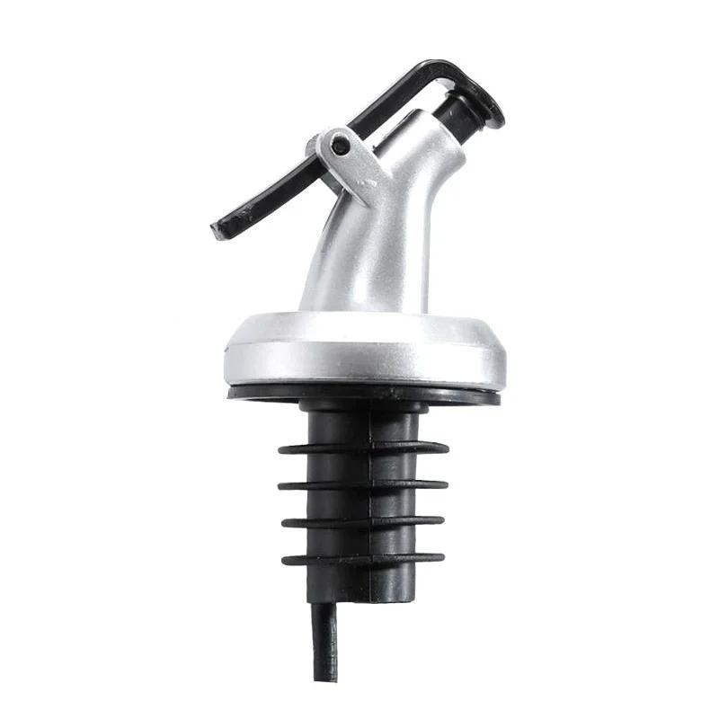 1-5PCS Oil Bottle Stopper Lock Plug Seal Leak-proof Nozzle Sprayer Cocktail Cap Liquor Dispenser Wine Stopper Wine Accessories