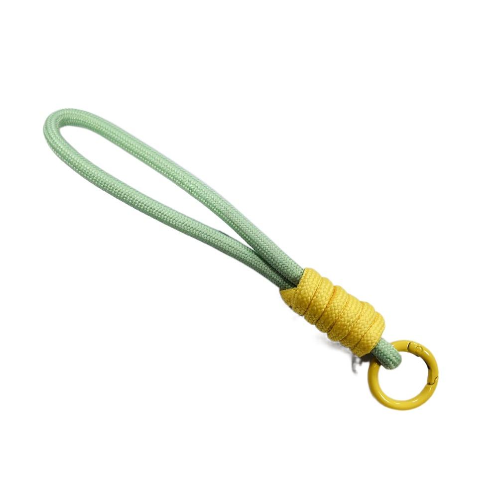 10PCS Colorful Braided Lanyard Keychain Key Ring Bag Charm Phone Lanyard Knot Rope Keyring  DIY