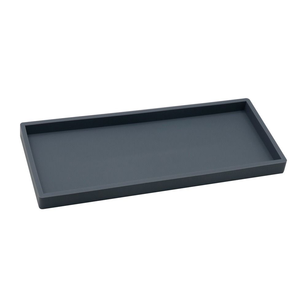 Прямоугольный/Овальный поднос для ванной комнаты Силиконовый поднос-органайзер для столешницы Поддон для столешницы в ванной Кухня