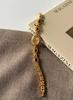 Tiger eye Stone Amber Small Gold Watch Bracelet for Women, Light Luxury, Retro Fashion, Quartz Watches for Women Gift Collection