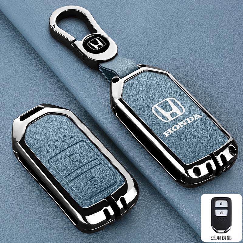 Zinc Alloy Car Smart Remote Key Case Cover Shell Protection Box For Honda Vezel City Civic Jazz BRV BR-V HRV Keyless Accessories ais256