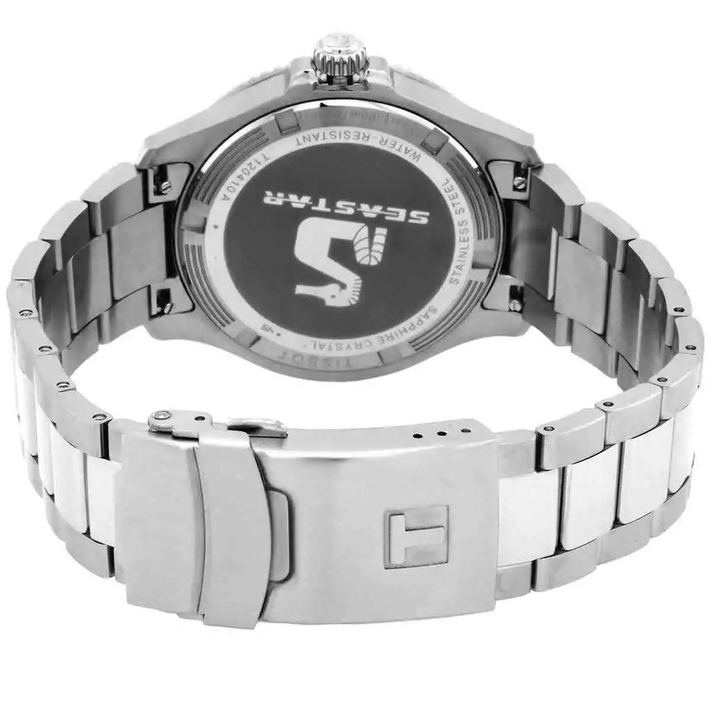 Tissot T-Sport Seastar 1000 Нержавеющая сталь Черный циферблат Кварцевые дайверские часы T120.410.11.051.00 300M Мужские часы