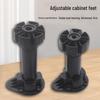 Регулируемые ПВХ ножки-опоры для шкафов и столов